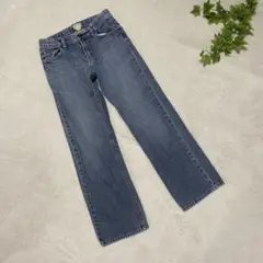 1342 Gap 【L】デニムブルー ワイドレッグカジュアルパンツ