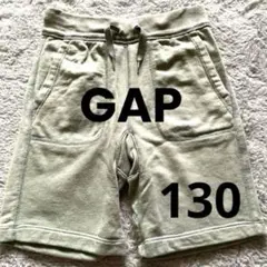 GAP キッズ ライトグリーン ハーフパンツ 130 コットン混 スタイリッシュ
