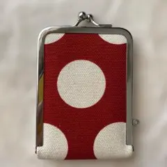 ayanokoji赤と白の水玉模様 ミラーケース