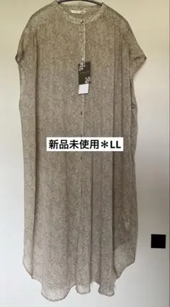 【新品未使用】LL terawearemu ノースリーブワンピース 大きいサイズ