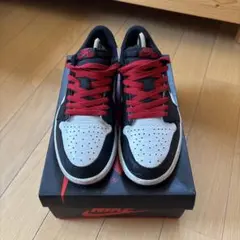 Nike Air Jordan 1 Low ブラック/レッド