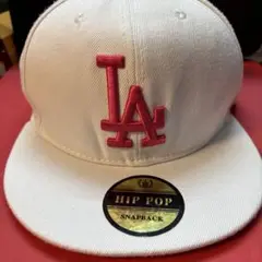HIP POP LAロゴ スナップバックキャップ