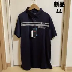 Srixon ネイビー ポロシャツ　新品　LL デサント ゴルフウェア
