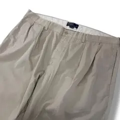 90s ポロラルフローレン ETHAN PANT ポロチノ ツータック W42