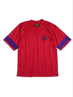希少 90s ビンテージ USA製 アディダス メッシュ ゲームシャツ Tシャツ