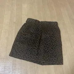 ウィゴー　スカート　ヒョウ柄