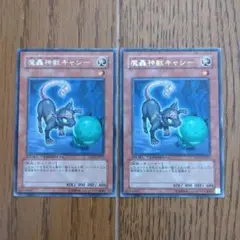 遊戯王　魔轟神獣　キャシー　2枚　DT08　即日発送可