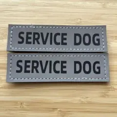 ケーナイン ワッペン SERVICE DOG ワッペン 2枚セット