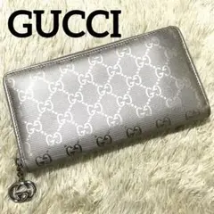 グッチ GG 長財布 シルバー