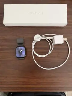 Apple Watch Series 10 ブラック メッシュバンド