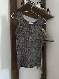 natural couture ニットタンクトップ