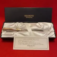ミキモト MIKIMOTO ボールペン♡パール付ゴールド&シルバーデザイン♡新品