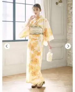 ブライトレトロ牡丹柄浴衣　dazzy store