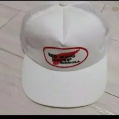 RED WING キャップ USA デッドストック 古着 希少 レッドウィング REDWING - 90s レッドウイング REDWING メッシュ CAP キャップ