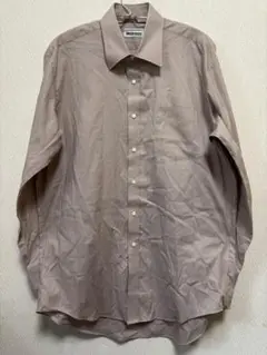 BICOLMAN XLベージュ 長袖シャツ コットン混紡