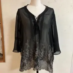 NOBLE EVE COLLECTION TOKYO 七分袖　オーバーブラウス