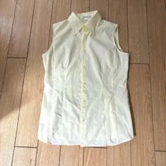 MK KLEIN+ イエロー ノースリーブシャツ 40