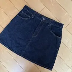 ジーユー　ダークデニム タイトスカートL