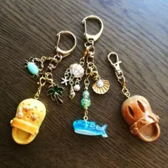 ①海洋モチーフチャームセット