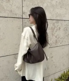 macoto efole ショルダーバッグ ブラウン