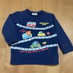 HOT BISCUIT トレーナー 80cm ネイビー