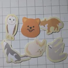 動物シール(6種類)