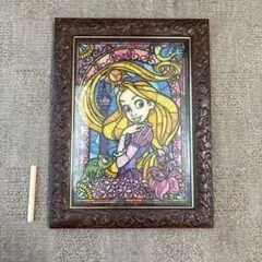 ステンドアートジグソーパズル ディズニー266ピース ラプンツェル 額付きセット