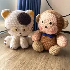 あみぐるみ おさるのもんきち うちのタマ