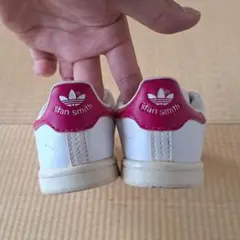 adidas スタンスミス キッズシューズ ホワイト/レッド