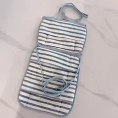 美品【ダッドウェイ】ベビーカーカバー　保冷剤　ポケット付き　ボーダー