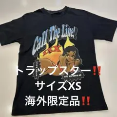 TRAPSTAR ブラック Tシャツ XS 海外限定品　一点のみ　トラップスター