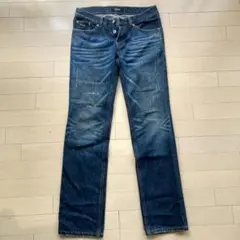 バーバリー ブラックレーベル ジーンズ デニム パンツ 2 ダメージ　J4