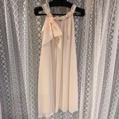 《AIMERノースリーブ結婚式／お呼ばれワンピース 》