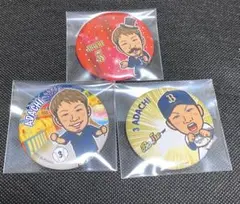 安達了一　缶バッジ　セット　オリックスバファローズ