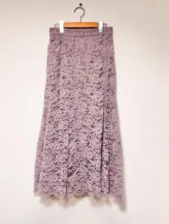 【美品】Andemiu レース ロングスカート S クリーニング済