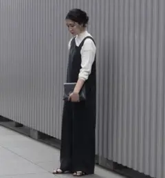 ★美品★定価4.7万★22SS ESLOW サロペット