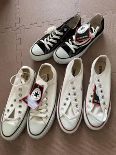 ☆新品未使用品☆【CONVERSE】ALL STAR ローカット 定番セット♪