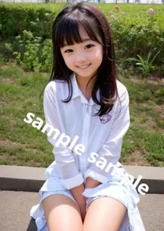 AI 美女ポスター　A４サイズ　2枚セット　写真印画紙　ロリ　37