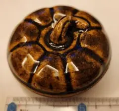 陶器製 かぼちゃ型 小物入れ