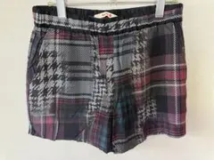 BACCA バッカ　チェック柄ショートパンツ　size38