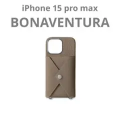 BONAVENTURA 美品 iPhone15pro max 対応 エトープ