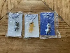日立　白くまくん　ノベルティストラップ3個