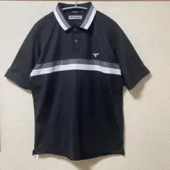 ツアーステージ TOURSTAGE ゴルフ半袖 ポロシャツ ブラック Mサイズ