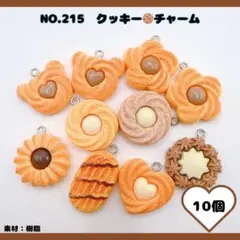 NO.215 クッキーチャーム 10個セット♡