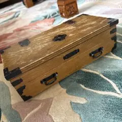 ヴィンテージ木製小物入れ