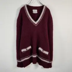 【80s】Schiatti モヘヤ ニット セーター チルデン イタリア製