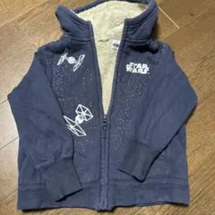 STAR WARS パーカー 120cm ネイビー　裏起毛