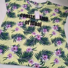 花柄 半袖Tシャツ М