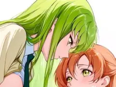 C.C.×シャーリー　バスタオル　シークレット　タペストリー　コードギアス