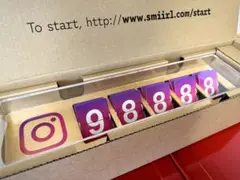 【新品未使用】インスタフォロワーカウンター Smiirl Fliike SNS